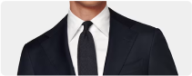 Klassischer Navy Blauer Business Anzug - essentials