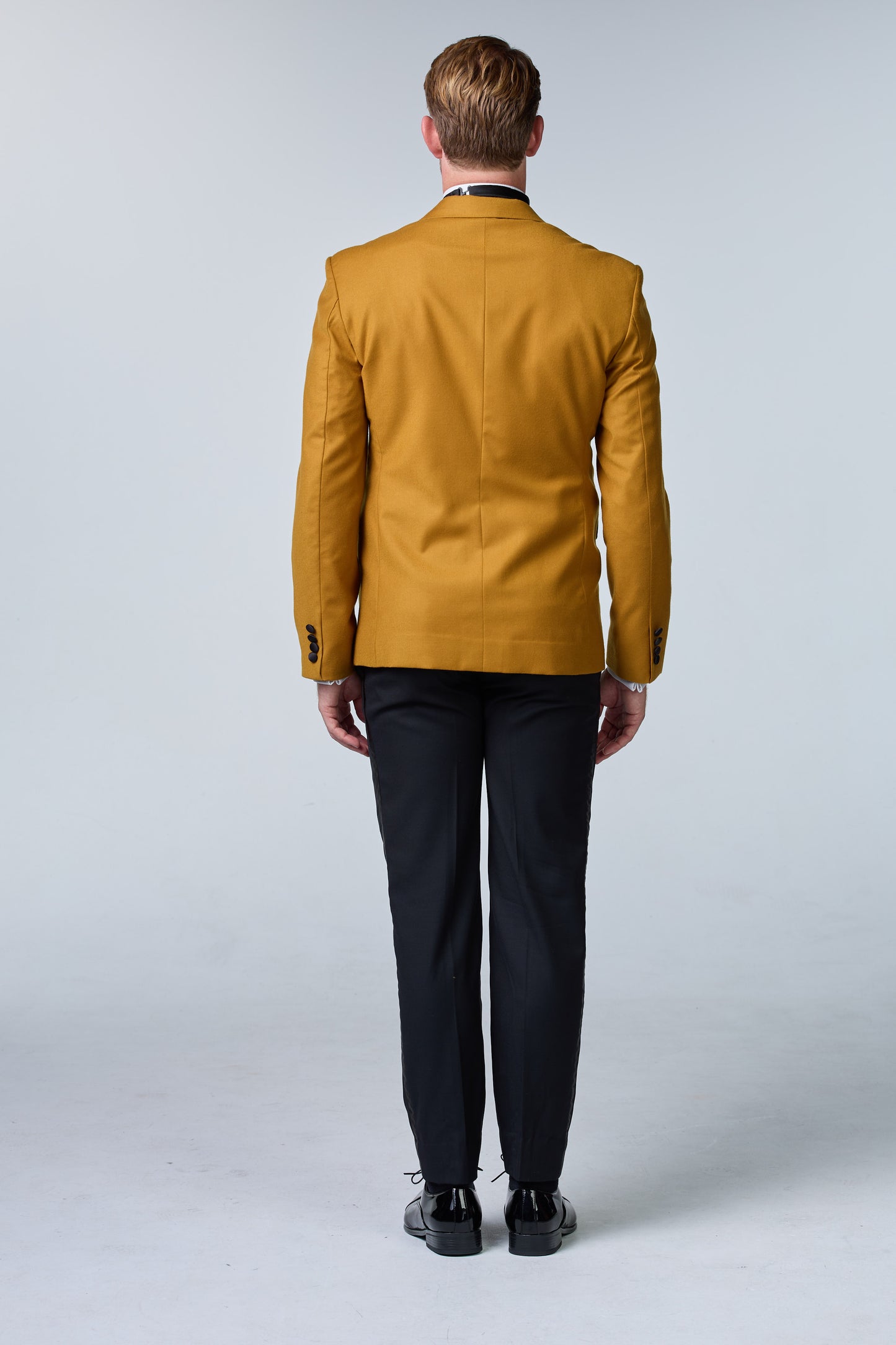 Senffarbener Tweed Smoking - budget