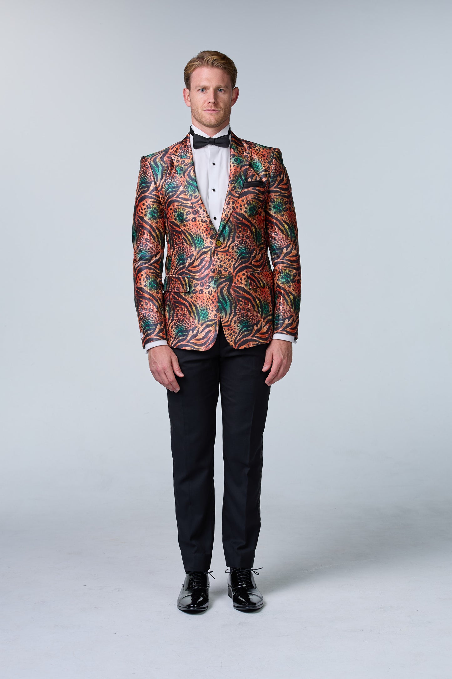 Jungle Fever Seiden-Sakko mit Muster - essentials