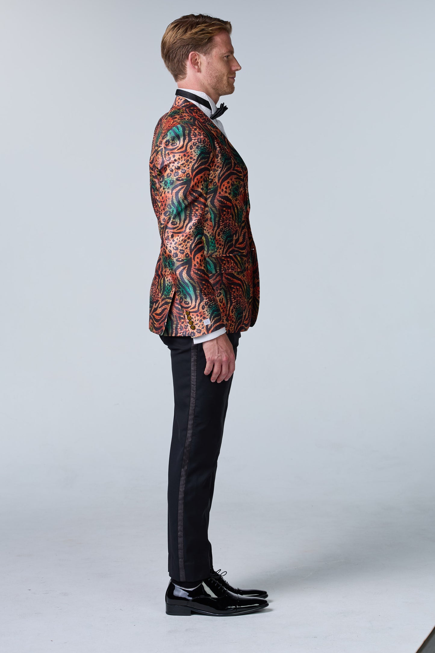 Jungle Fever Seiden-Sakko mit Muster - budget