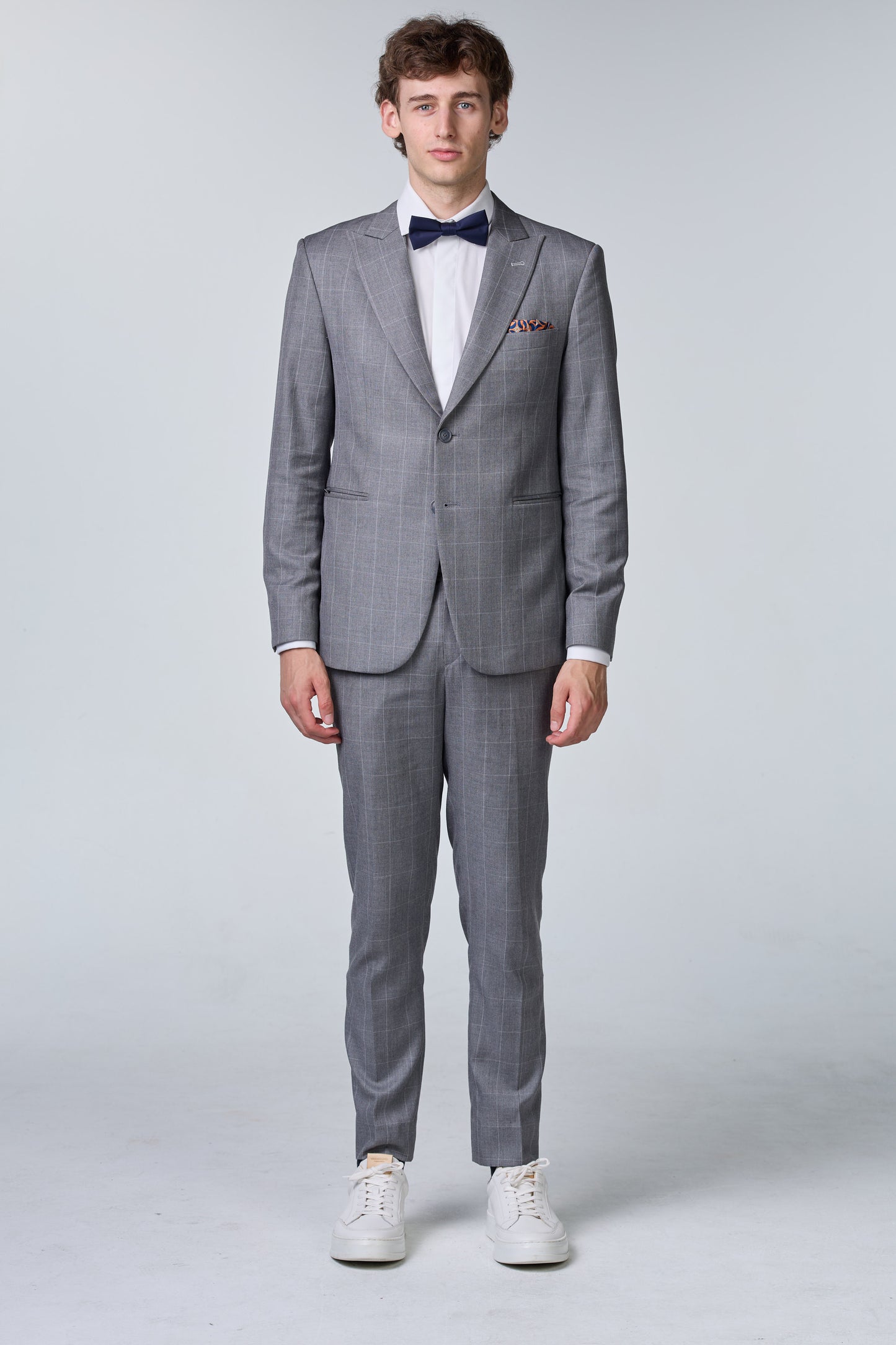Grau karierter Anzug - essentials