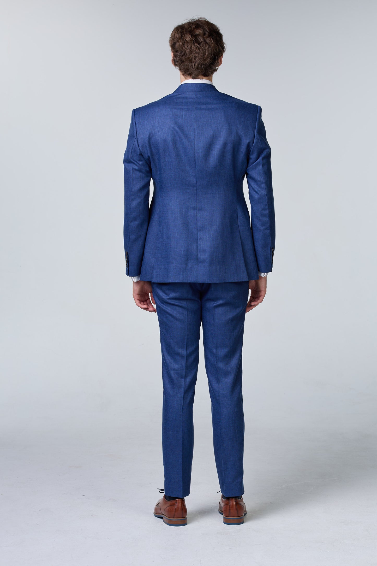 Knitterfreier Anzug Bluewool Cotton - premium