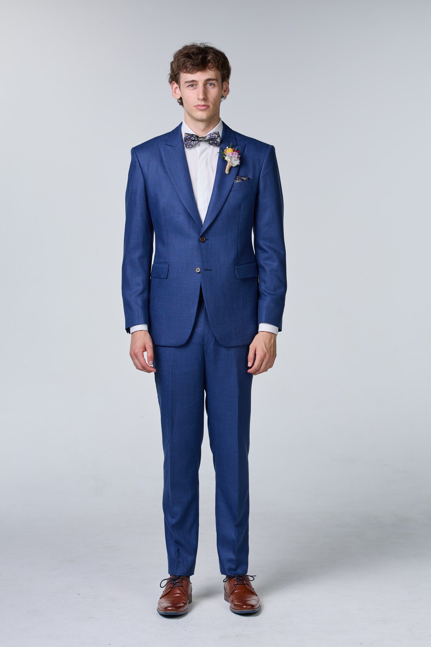 Knitterfreier Anzug Bluewool Cotton - premium