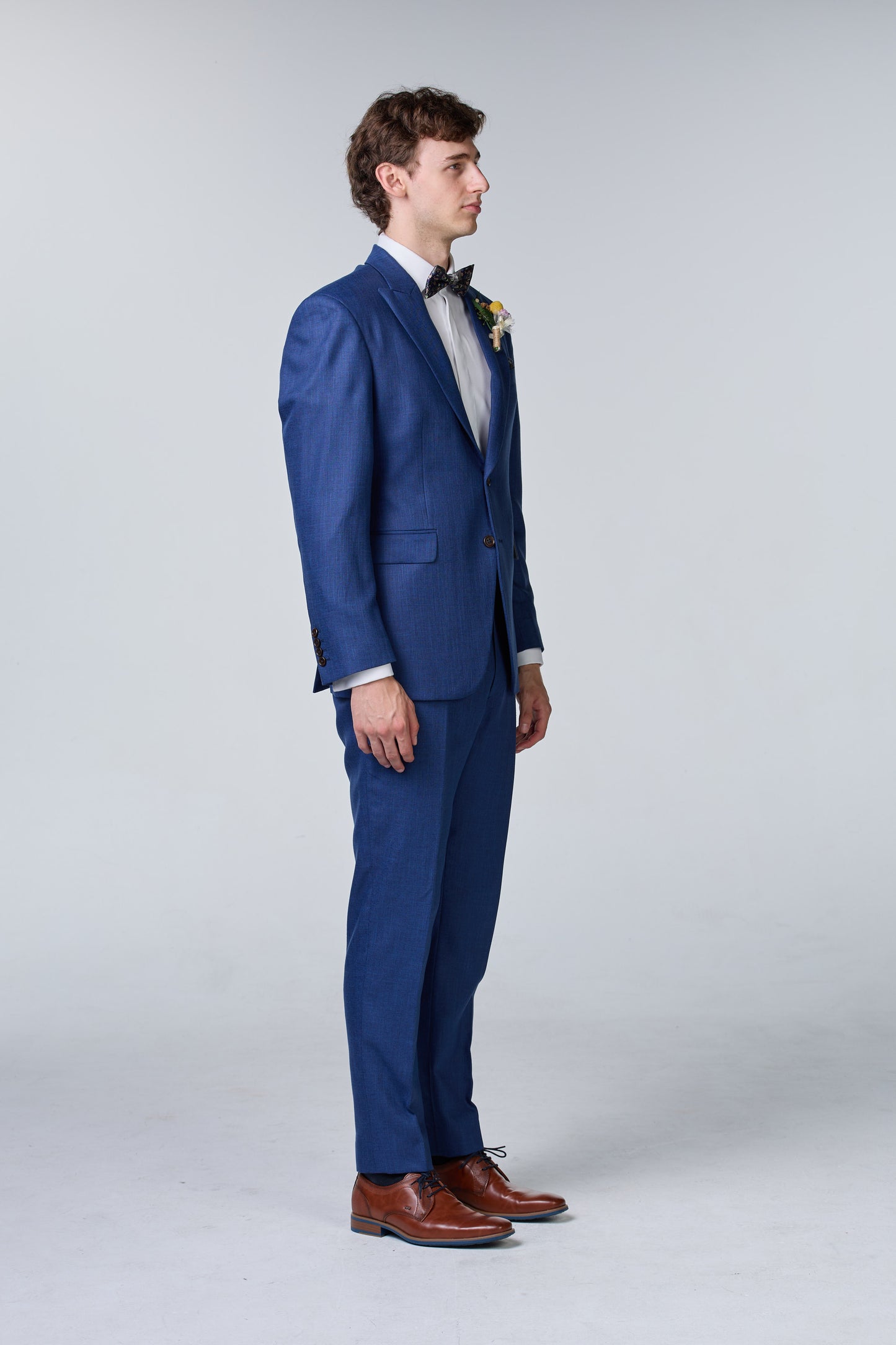 Knitterfreier Anzug Bluewool Cotton - essentials