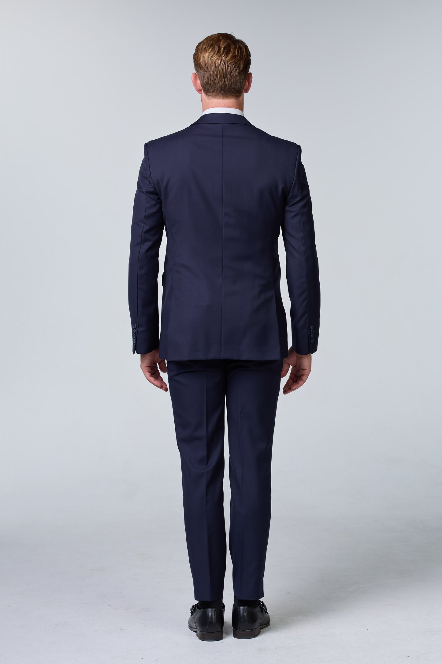 Hochzeitsanzug Blau mit Kontrastweste