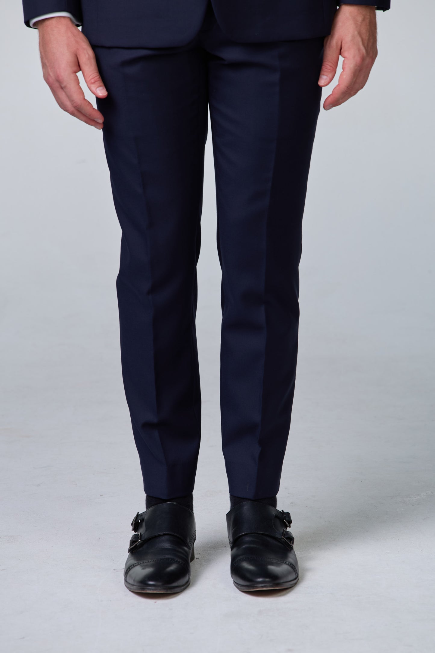 Dreiteiliger Bräutigam-Anzug Blau - premium