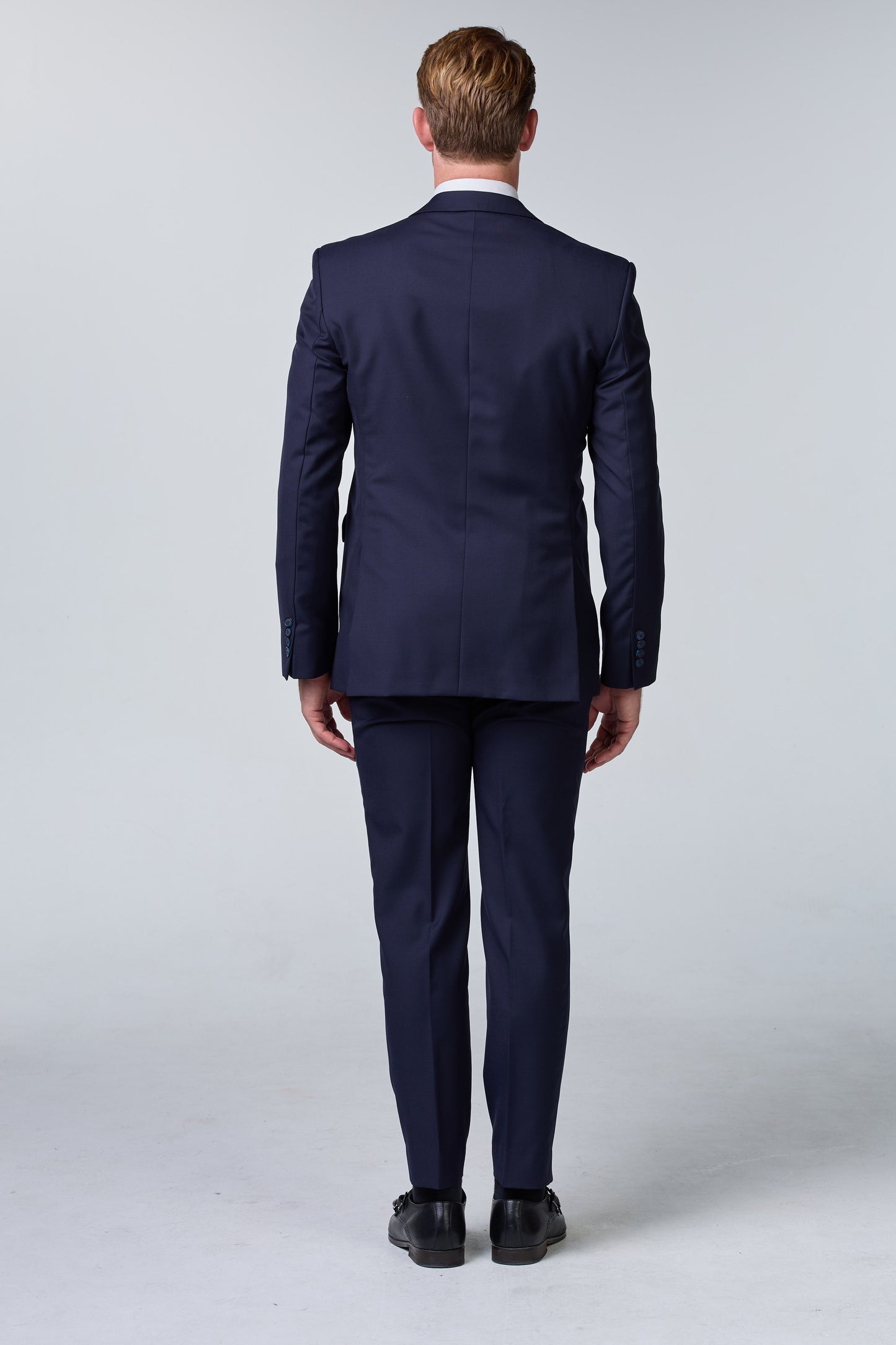Dreiteiliger Bräutigam-Anzug Blau - essentials