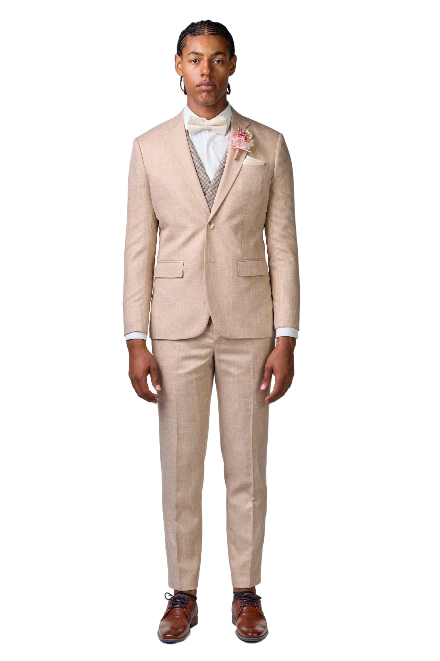 Bräutigam im Boho Look mit exklusiver Loro Piana Weste - budget