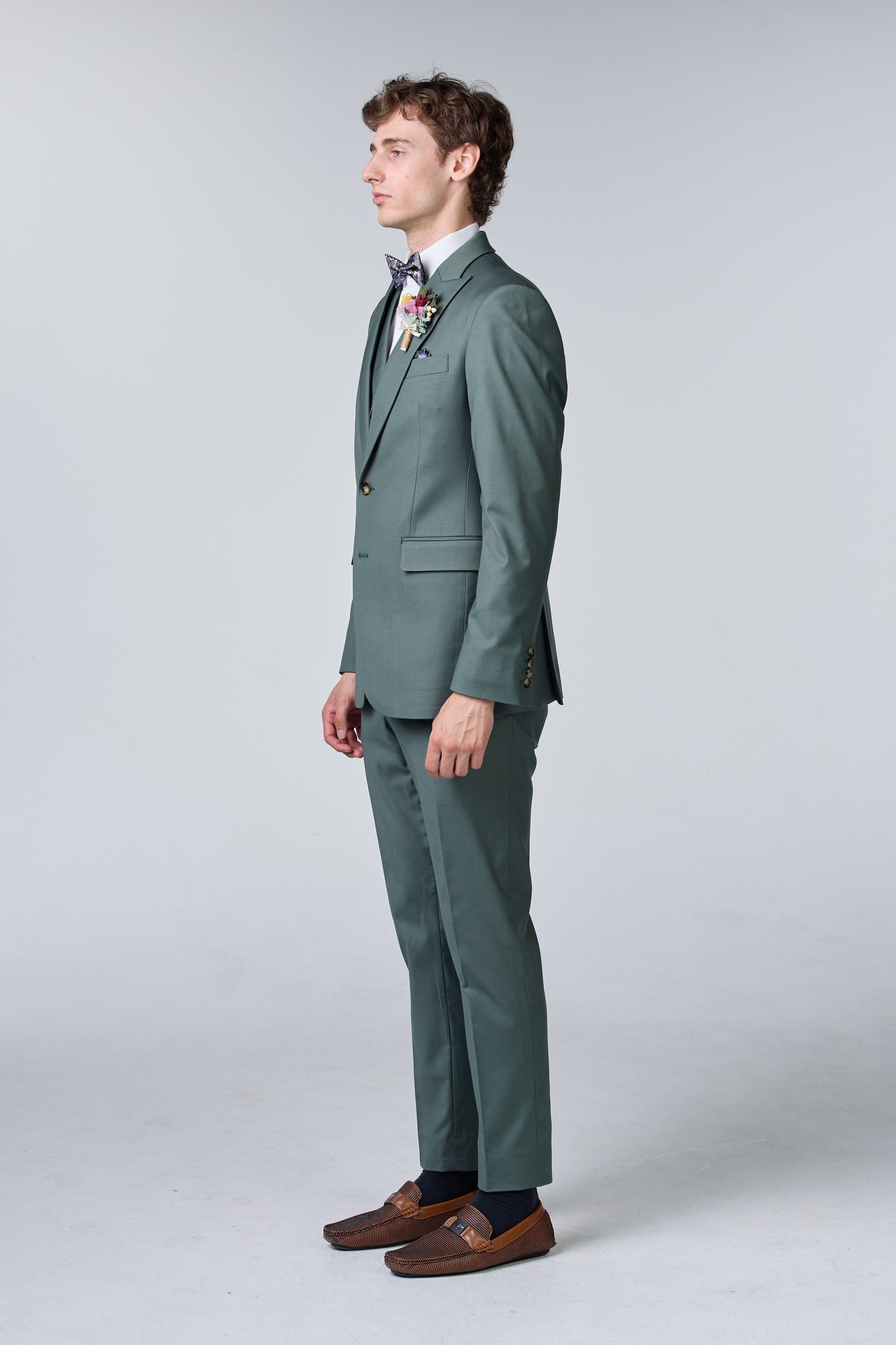 Grünes Hochzeitsanzug Set - budget