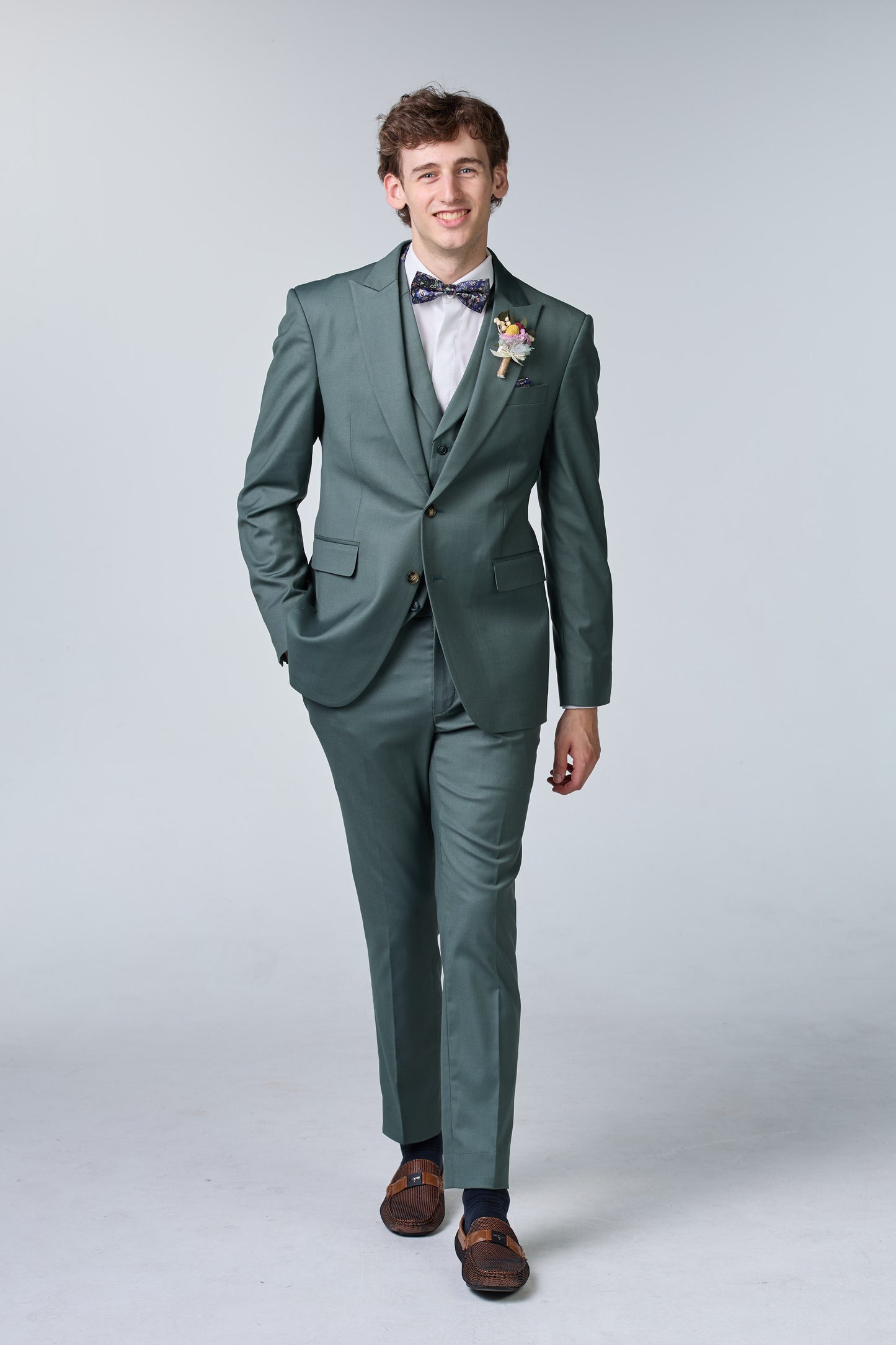 Grünes Hochzeitsanzug Set - budget