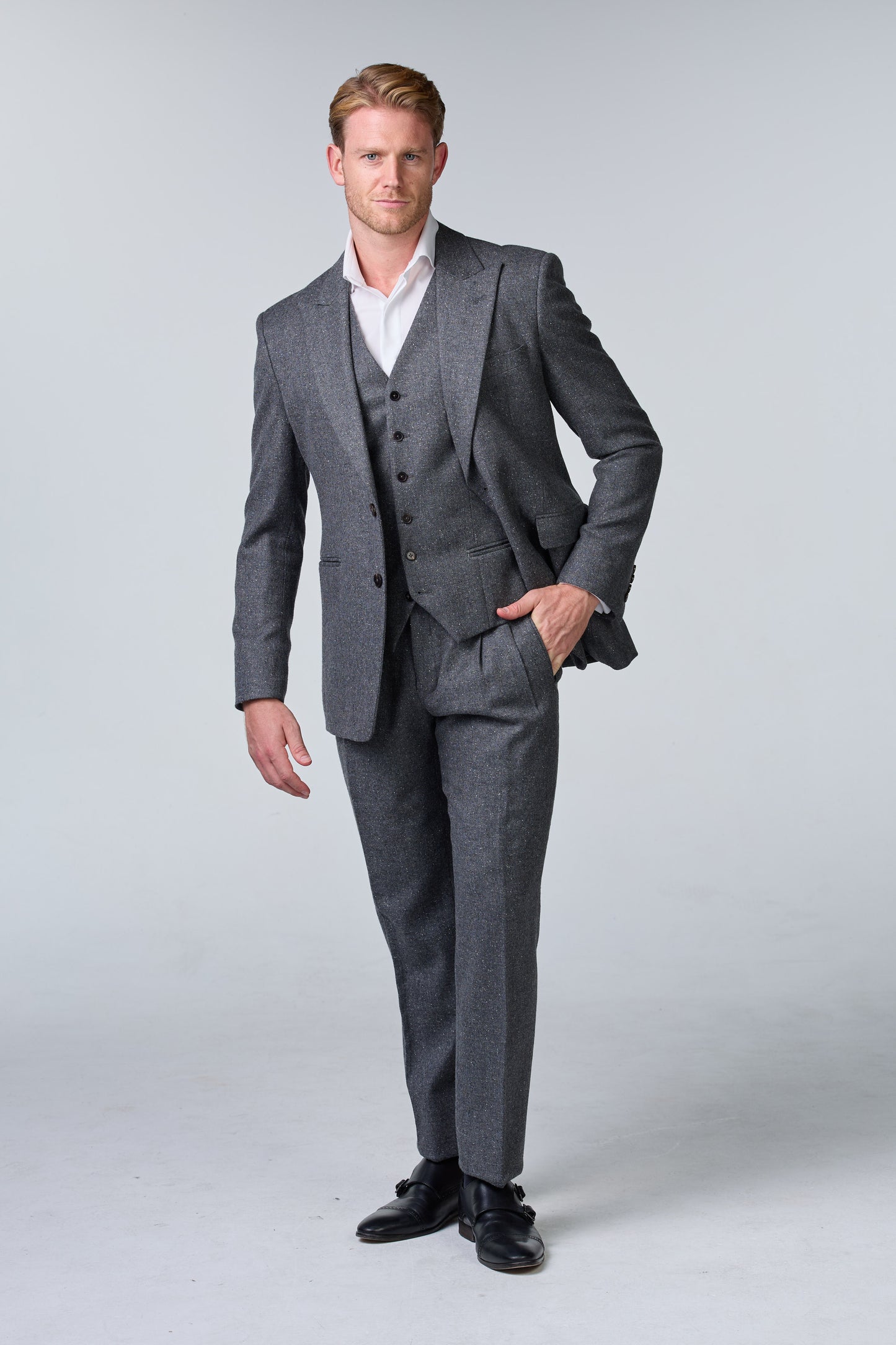 Tweed Anzug im Peaky Blinders Stil - premium